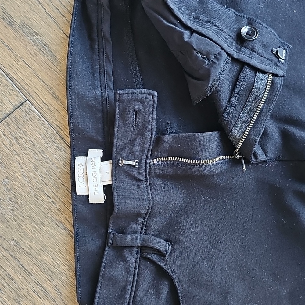 J.Crew Gigi Slim Ankle Pants Bundle Size 4 Black & Navy - Picture 7 of 11